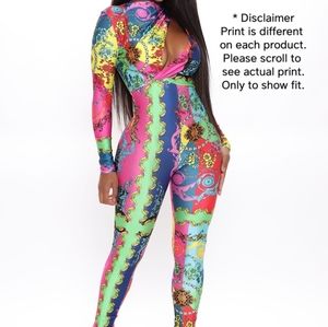 Multicolor/Printed Jumpsuit